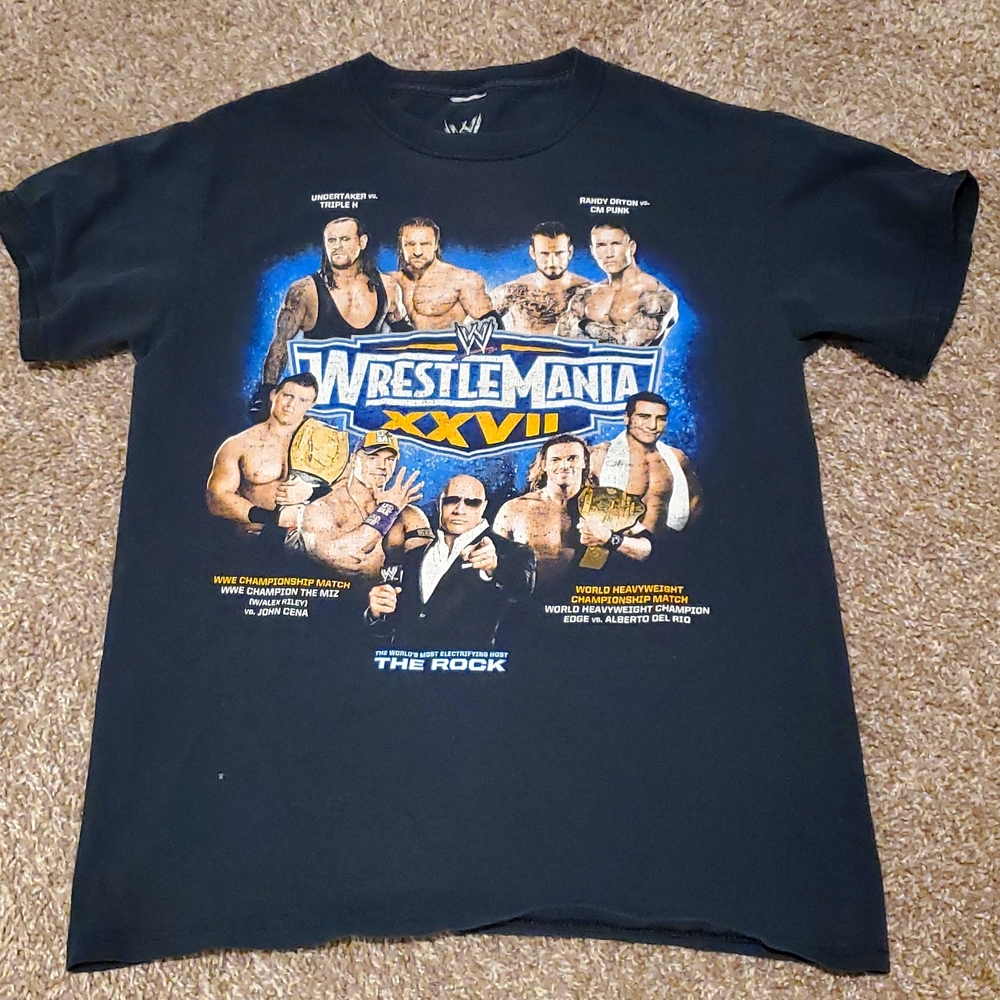 Vintage Wrestlemania XXVII T Shirt